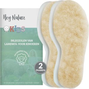 2 paar lamswollen inlegzolen voor kinderen - perfecte winterwarmte voor kinderschoenen (6152539589557)