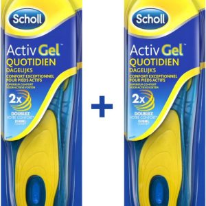 2 x Scholl ActivGel Inlegzolen - Everyday - Maat 40 - 46,5 - 2Paar (0733968173706)