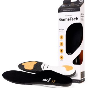 52Bones GameTech High Arch - premium inlegzolen met hoge voetboog - optimale demping hiel en voorvoet - geschikt voor voetbal, tennis, hockey en volleybal - maat 47/48 (7393274644746)