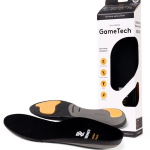 52Bones GameTech Mid Arch - premium inlegzolen met medium voetboog - optimale demping hiel en voorvoet - geschikt voor voetbal, tennis, hockey en volleybal - maat 47/48 (7393274711677)