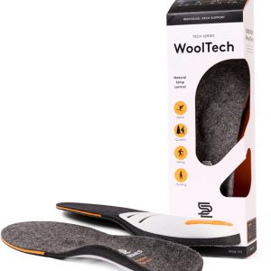 52Bones WoolTech High Arch - inlegzolen hoge voetboog - skiën, wandelen en outdoor activiteiten - warm wol - maat 35/36 (7393274633078)