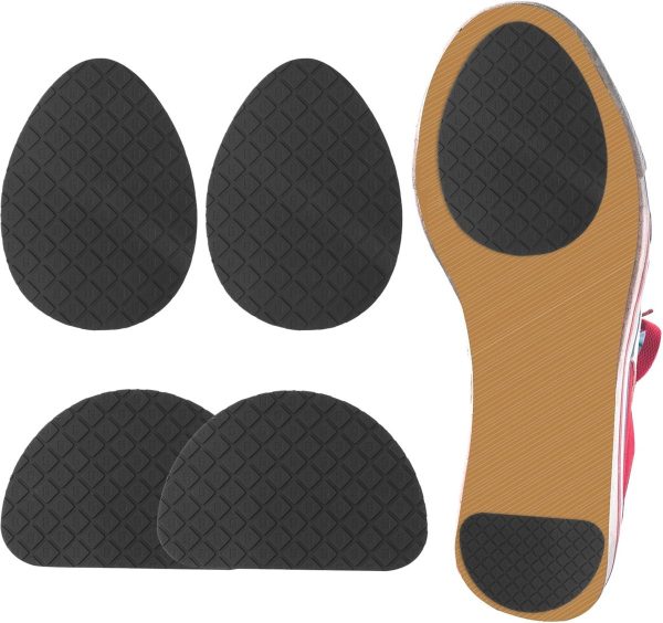 Antislip pads voor schoenen - Zelfklevende zoolbeschermers voor hoge hakken en platte zolen (2 paar) (6152502420450)