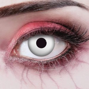 Witte Halloween Contactlenzen - Jaarlenzen zonder Sterkte voor Optimaal Effect (6152617376383)