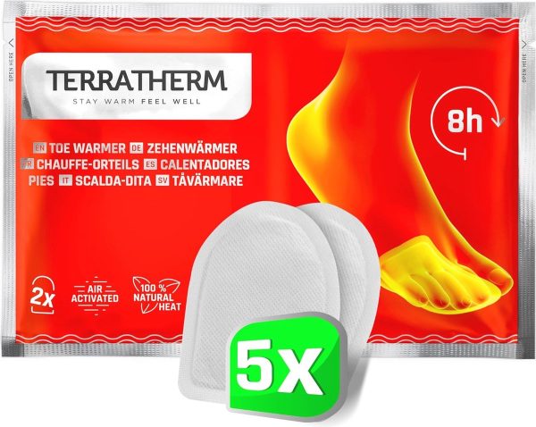 Zelfklevende Warmtepads voor Warme Voeten - 5, 10 of 30 Paar - Ideaal voor Buitenactiviteiten en Wintersport (6152530353362)