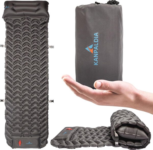 Zelfopblazende Campingmat met Kussen en Zitfunctie - Opblaasbare Slaapmat voor Comfortabele Outdoor Ervaringen (6152539424445)