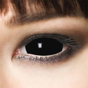 Zwarte Sclera Contactlens voor Halloween en Cosplay - -3,0 Dioptrie (6152617377311)