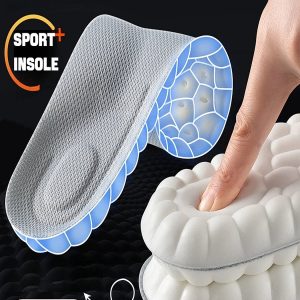 1 Paar 4D Orthopedische Inlegzolen voor Platvoeten - Schokabsorberende Arch Support Inlegzolen voor Sport en Dagelijks Gebruik - Voetverzorging Inlegzolen Maat EU 43-44 (6152940228243)