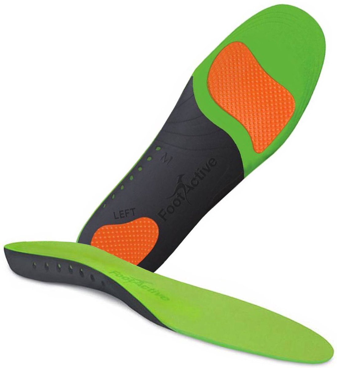 FootActive Sports Inlegzolen - Dé Sportzolen - Voor Intensief Gebruik - Steunzolen - Verhelp Voetgerelateerde Klachten - XL 46 - 48 (8720256084228)