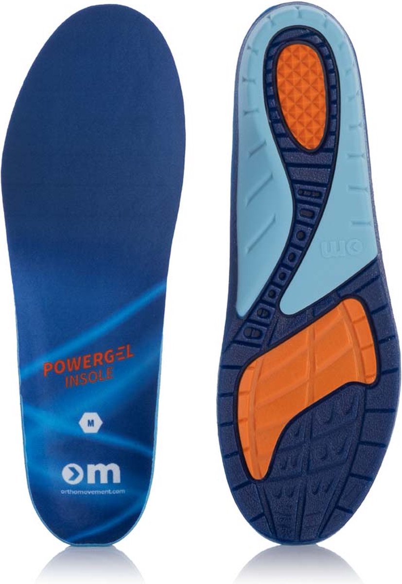 Ortho Movement Powergel insoles - Powergel inlegzolen - gel inlegzolen - maat 41-43 (7373331932016)