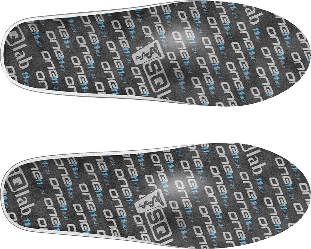 SQlab One11 High Inlegzolen - Maat 40 - Schoenzolen voor Sport - Geschikt voor Fietsen/Wielrennen - Extra Ondersteuning - Zwart/Rood (4062695002895)