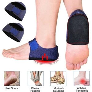 1 Paar Hielkussens Gel - Maat L - Hielcups voor Hielpijn, Fasciitis Plantaris & Gebarsten Hielen - Inlegzolen tegen Pijnlijke Voeten & Tendinitis (8721359222685)