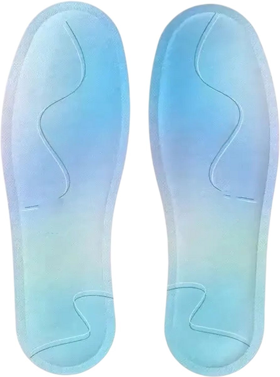 1 Paar Zomer Inlegzolen - Ademend, Zweetabsorberend & Geurremmend - Comfortabele Foot Pads voor Hardlopen en Dagelijks Gebruik (Unisex) - Maat 42-43 (8721359273229)