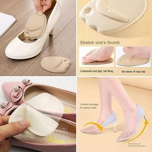 12 Paar Hielkussens en Inlegzolen voor Dames - Hielbescherming en Comfort (6153806884856)
