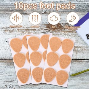 18 stuks Metatarsus Kussentjes voor Pijnverlichting - Ademend & Antislip Schoen Inlegzolen (9101105485509)