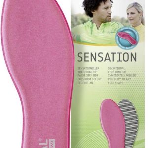 2 Paar Inlegzolen Roze voor Dames - Memory Foam Steunzolen voor Schokdemping en Comfort (9101108890232)