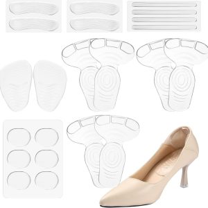 20 Paar Hoge Hak Inlegzolen Antislip Hielgrip Pads voor Vrouwen (9101122979234)