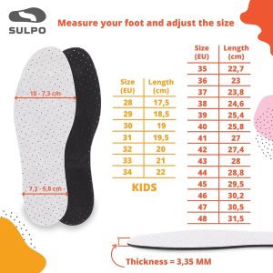 2 Paar Ademende Inlegzolen met Actieve Kool - Absorbeert Zweet en Geur - Voor Werk- en Sportschoenen (9101152405888)