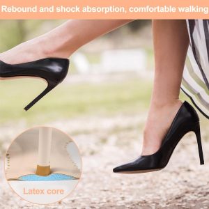 2 Paar Antislip Gel Inlegzolen voor Schoenen - Zacht, Ademend en Zelfklevend voor Hakken en Sandalen (9101026465987)