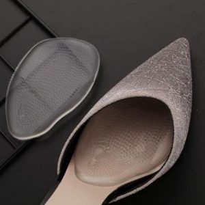 2 Paar Halve Siliconen Inlegzolen voor Dames - Comfort Kussens voor Hoge Hakken en Voorvoet Pijnverlichting (9101146391456)
