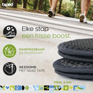 2 Paar Inlegzolen met Actieve Kool - Anti-Zweet & Geur Absorberend voor Sport en Werkschoenen (9101108637882)