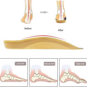 3/4 Orthopedische Inlegzolen met Voetboogsteun voor Dames en Heren (9101108896791)