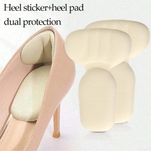 4 Paar Hielgrip Inlegzolen en Antislip Stickers voor Schoencomfort en Betere Pasvorm (9101144031651)