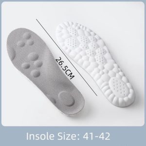 - Geheugenfoam Inlegzolen - Ondersteuning voor de Voetboog - Ademend en Schokabsorberend - Grijs - Comfortabel - Geschikt voor Schoenen - M... (4604842271152)