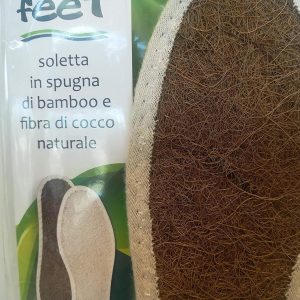 Zachte Binnenzolen - Natuurlijke Inlegzolen - Voetcomfort Verhoging - Bamboo Terry Absorptie - 36 x 11 cm - Naturel (9101343342022)